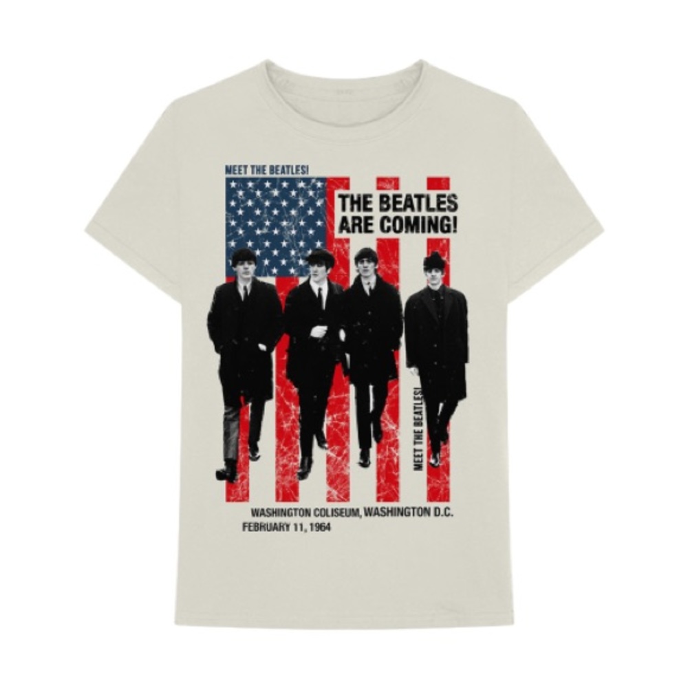 New Licensed “Beatles Are Coming Natural” Tshirt